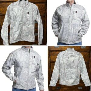 NWT! Justin Men's Stillwater Grey Camo Print Softshell Jacket